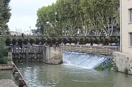 Cerraduras y vertedero en Narbonne