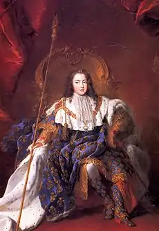 Luis XV de Francia, 1723.