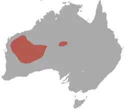 Mapa de distribución de S. longicaudata