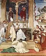 Limosna de Santa Brígida, de Lorenzo Lotto.