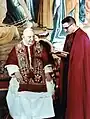 Loris Francesco Capovilla con el papa Juan XXIII