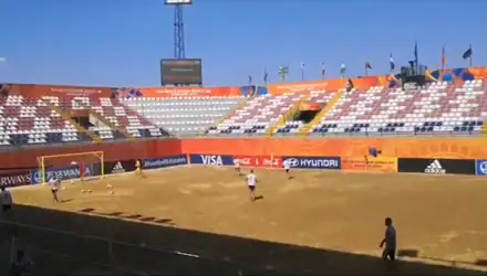Estadio Mundialista Los Pynandi, sede de todos los partidos del torneo.