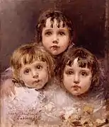 Los hijos de José Benlliure Gil, óleo sobre tela, Museo de Bellas Artes de Valencia.