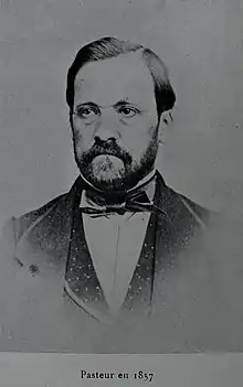 Louis Pasteur, decano de la Facultad de Ciencias (Universidad de Lille) y el supervisor de la escuela de ingeniería