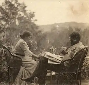 Louise y Kenyon Cox, 1896