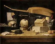 Vanitas (c. 1650), anónimo, Museo del Louvre, París