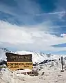 La Divisoria Continental cuando atraviesa el Loveland Pass (Colorado)