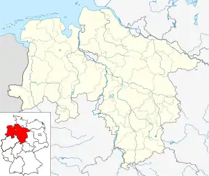 Osnabrück ubicada en Baja Sajonia
