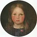 Retrato de Lucy Madox Brown por su padre, Ford Madox Brown