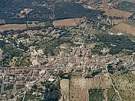 Vista aérea de Costitx.