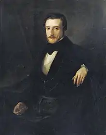 Retrato de Luis Rigalt (1840), de Ramón Vives y Aimer.