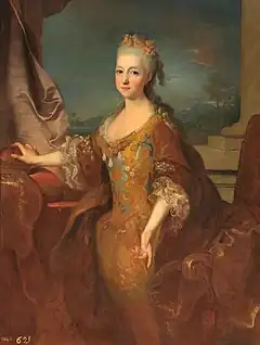 Luisa Isabel de Orleans en 1724. Museo del Prado.