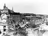 La fortaleza de Luxemburgo antes de su demolición en 1867