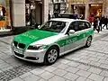 BMW E91N como un coche patrulla de la Jefatura de Policía de Munich