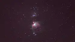 Nebulosa de Orión, La Cañada, 23 de noviembre de 2013