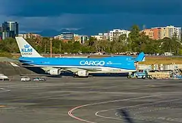 KLM Cargo en el Aeropuerto Internacional La Aurora