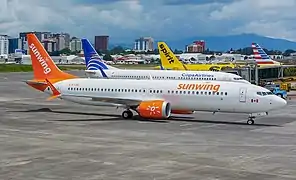 Sunwing Airlines en el Aeropuerto Internacional La Aurora