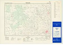 Mapa Topográfico del año 1987