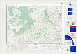 Mapa Topográfico del año 2001