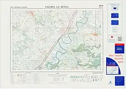 Mapa Topográfico del año 2001