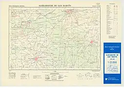 Mapa Topográfico del año 1982