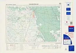 Mapa Topográfico del año 2000