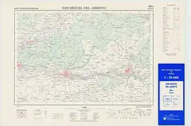 Mapa Topográfico del año 1992