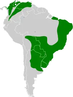 Distribución geográfica del picabuey.