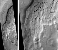 Mad Vallis (HiRISE). Detalle.