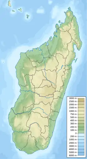 Bahía de Antongil ubicada en Madagascar