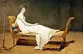 Madame Recamier, por Jacques-Louis David, 1800.