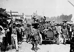 Francisco I. Madero y Emiliano Zapata en Cuernavaca