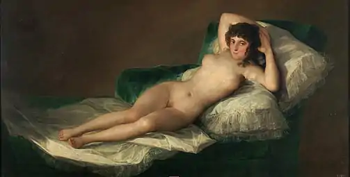 La maja desnuda, 1790-1800.