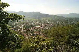 Vista panorámica de Malinalco