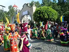 Danza de los Chinelos en Malinalco.