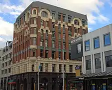 Manchester Courts, Christchurch (Nueva Zelanda), Sidney and Alfred Luttrell (1905-1906).