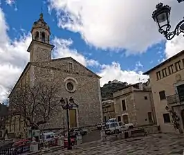 Vista de la Iglesia de San Juan, en Mancor del Valle.