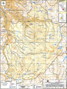  Mapa del distrito de Sacsamarca (1961)