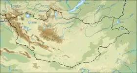 Montañas Jangái ubicada en Mongolia