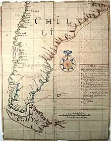 Mapa de 1671.