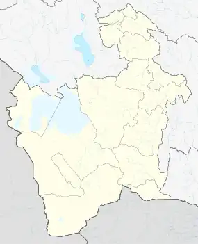 Llallagua ubicada en Departamento de Potosí