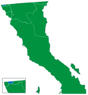 Elecciones federales de México de 2012 en Baja California