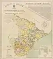 Mapa del estado de Sergipe, 1937.