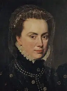 Retrato de Margarita de Parma (detalle).