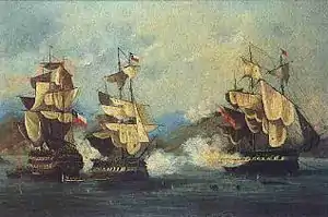 Capture of the Reina María Isabel en Talcahuano (1818)