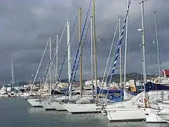 El puerto de Santa Eulalia del Río.