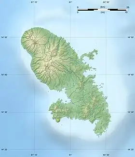 Isla Sainte-Marie ubicada en Martinica