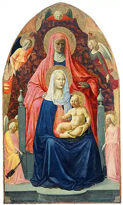 Virgen con el Niño y Santa Ana (Masaccio), o Sant'Anna Metterza, ca. 1425.
