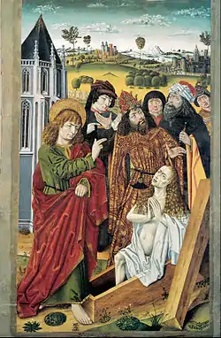 La resurrección de Drusiana, del Maestro de San Nicolás, c. 1475.