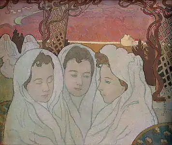 Triple retrato de Marthe (1892)